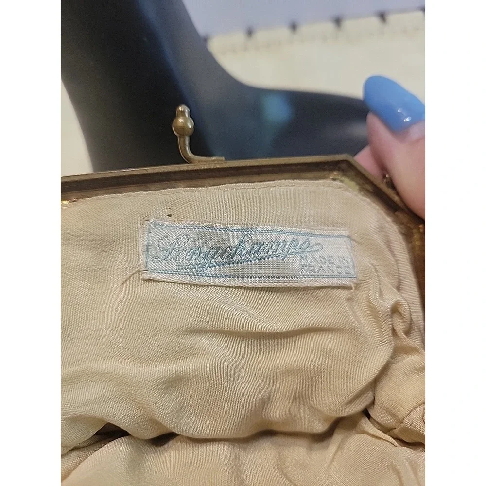 Vintage Longchamps France Beaded‎ Purse